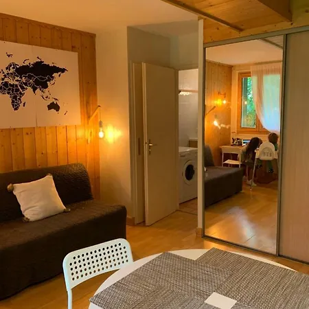 Chamonix Studio Jardin Buitenkant foto